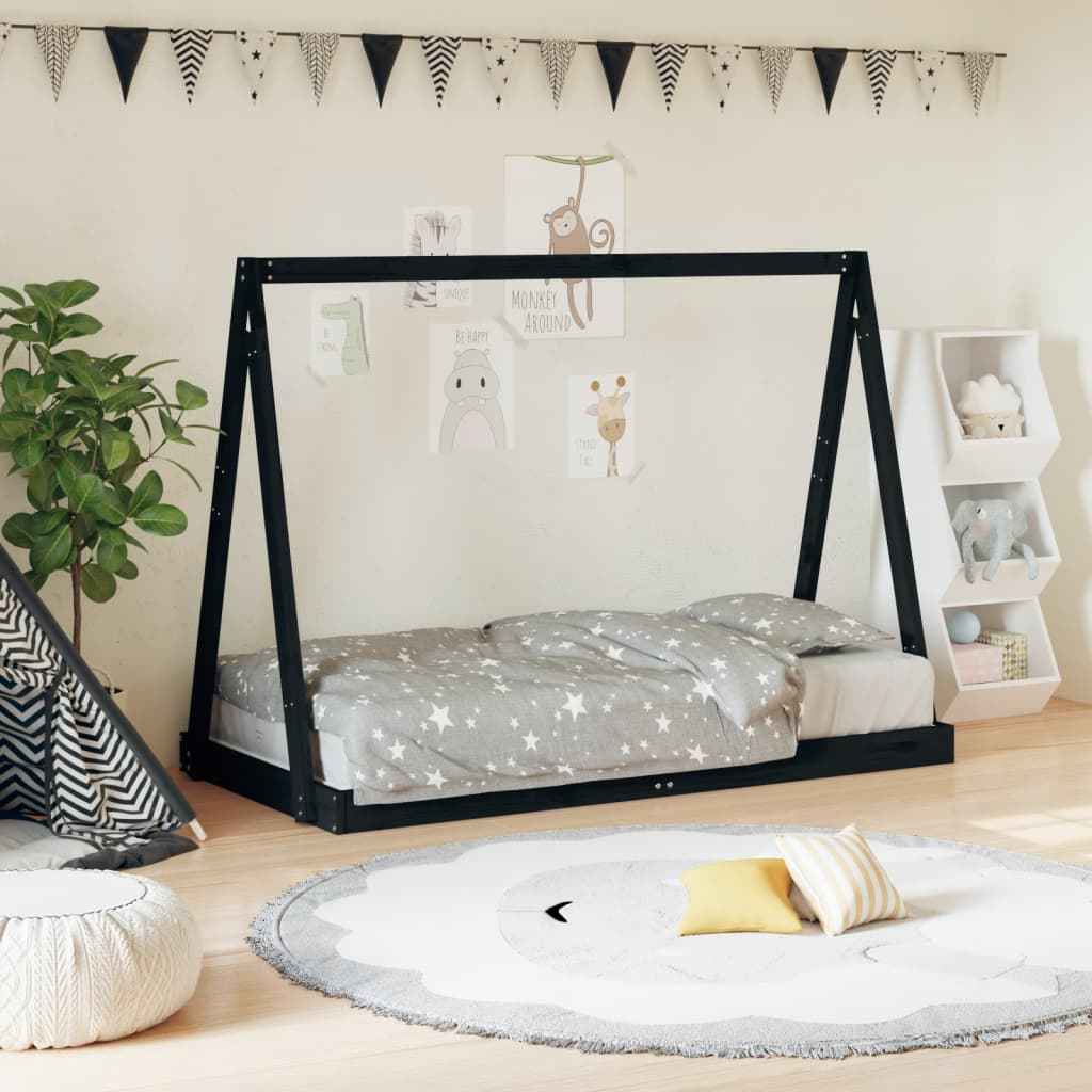 Cadre De Lit Pour Enfant Bois De Pin Massif