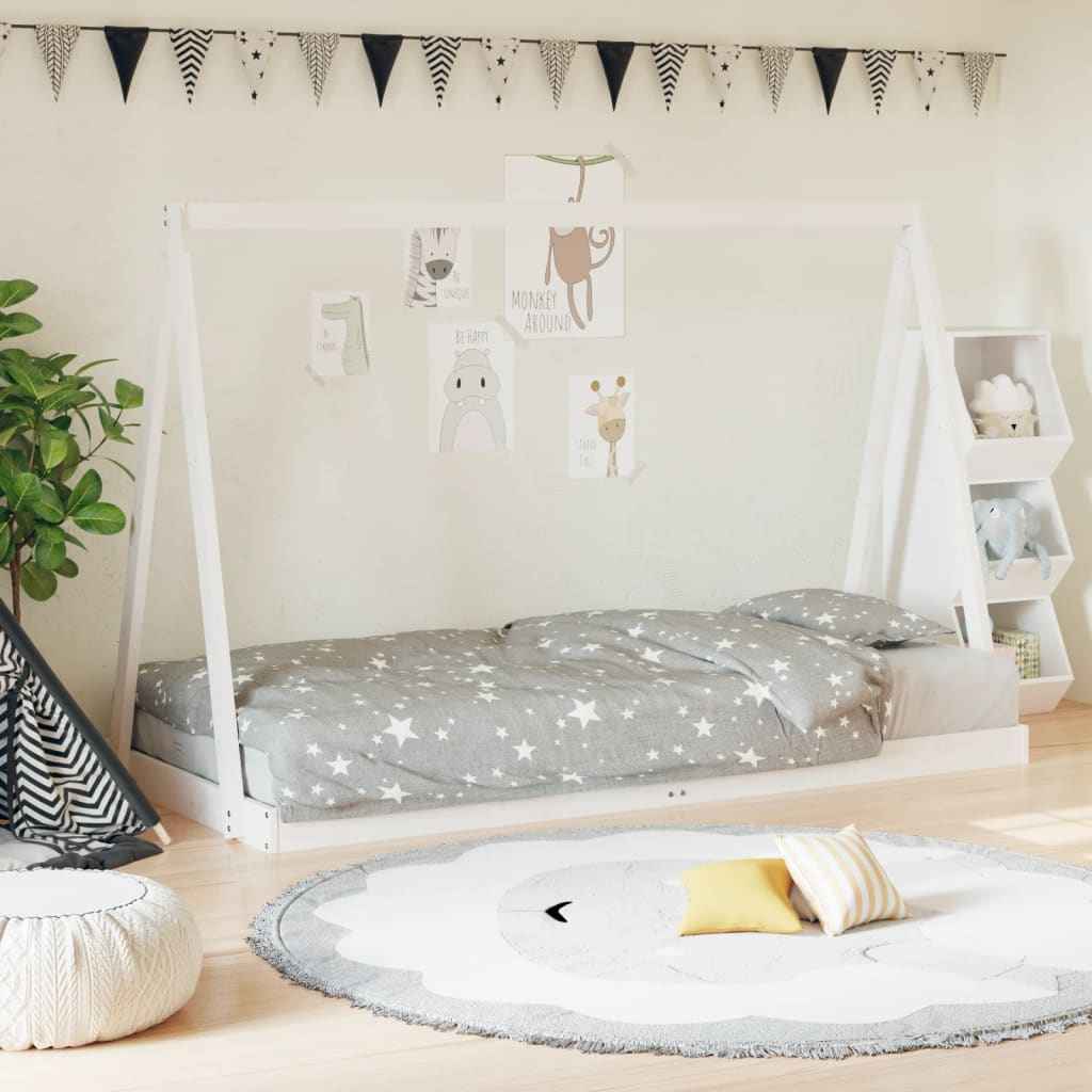 Cadre De Lit Pour Enfant Bois De Pin Massif