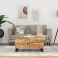 Table Basse 80X50X40 Cm Bois D'acacia Solide Et D'ingénierie