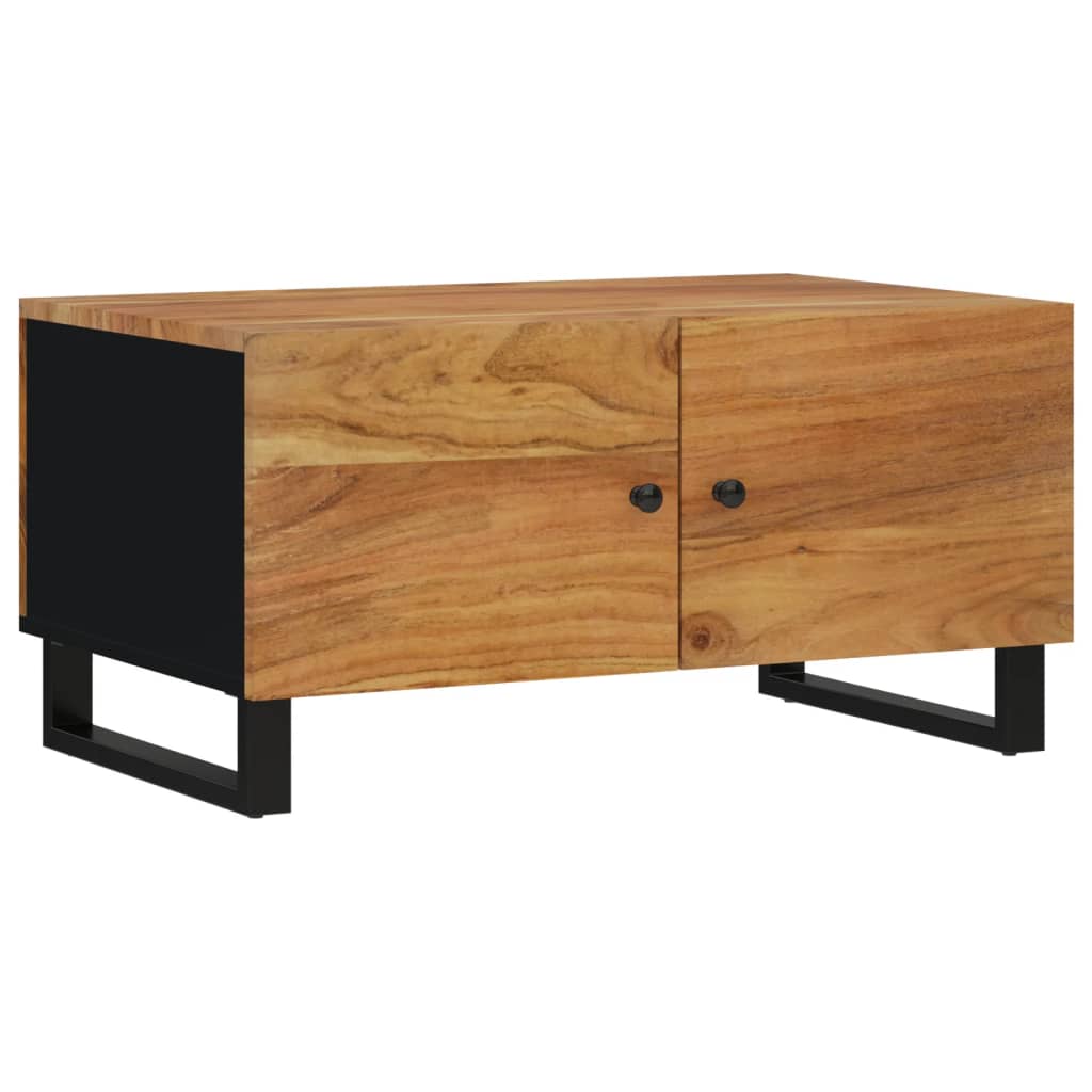 Table Basse 80X50X40 Cm Bois D'acacia Solide Et D'ingénierie