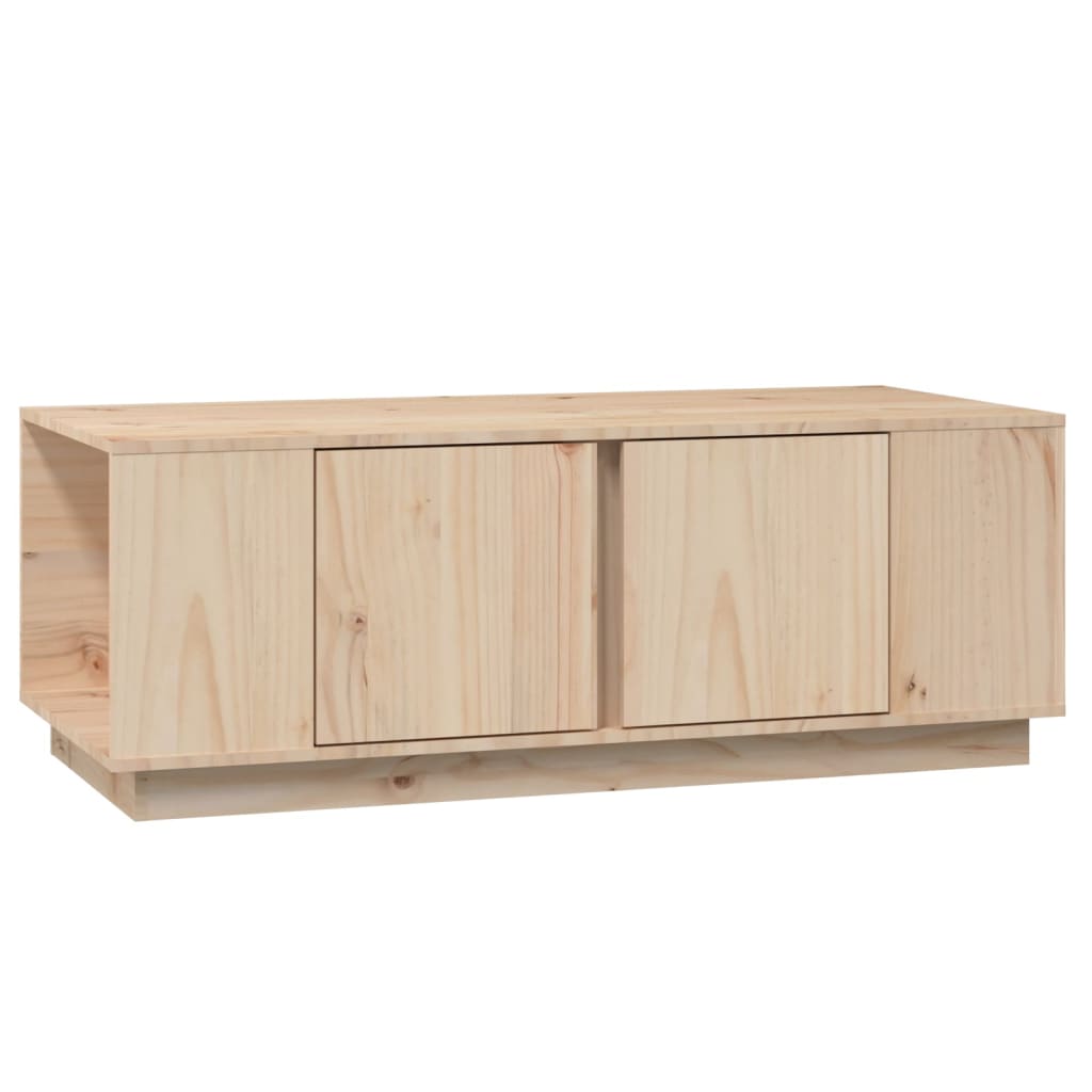 Table Basse 110X50X40 Cm Bois Massif De Pin