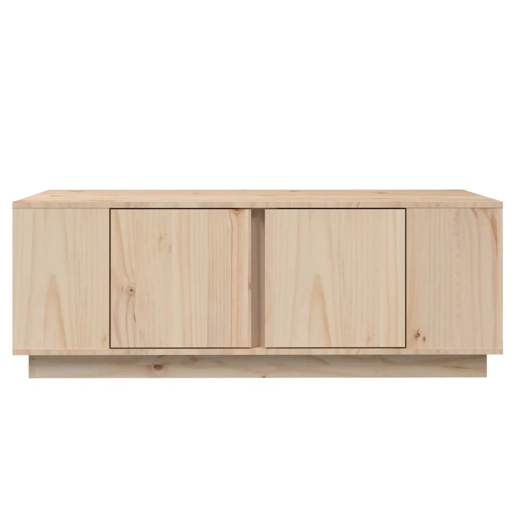 Table Basse 110X50X40 Cm Bois Massif De Pin