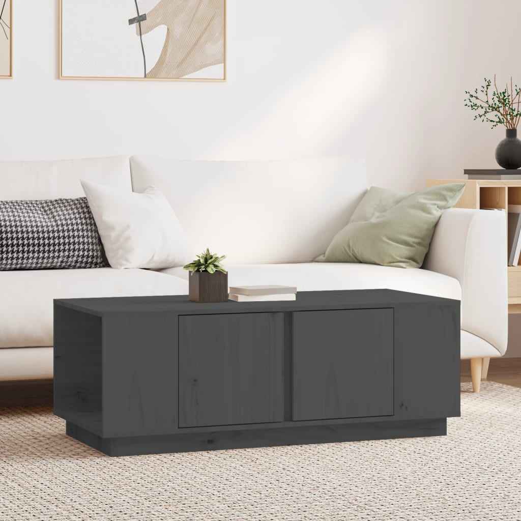 Table Basse 110X50X40 Cm Bois Massif De Pin