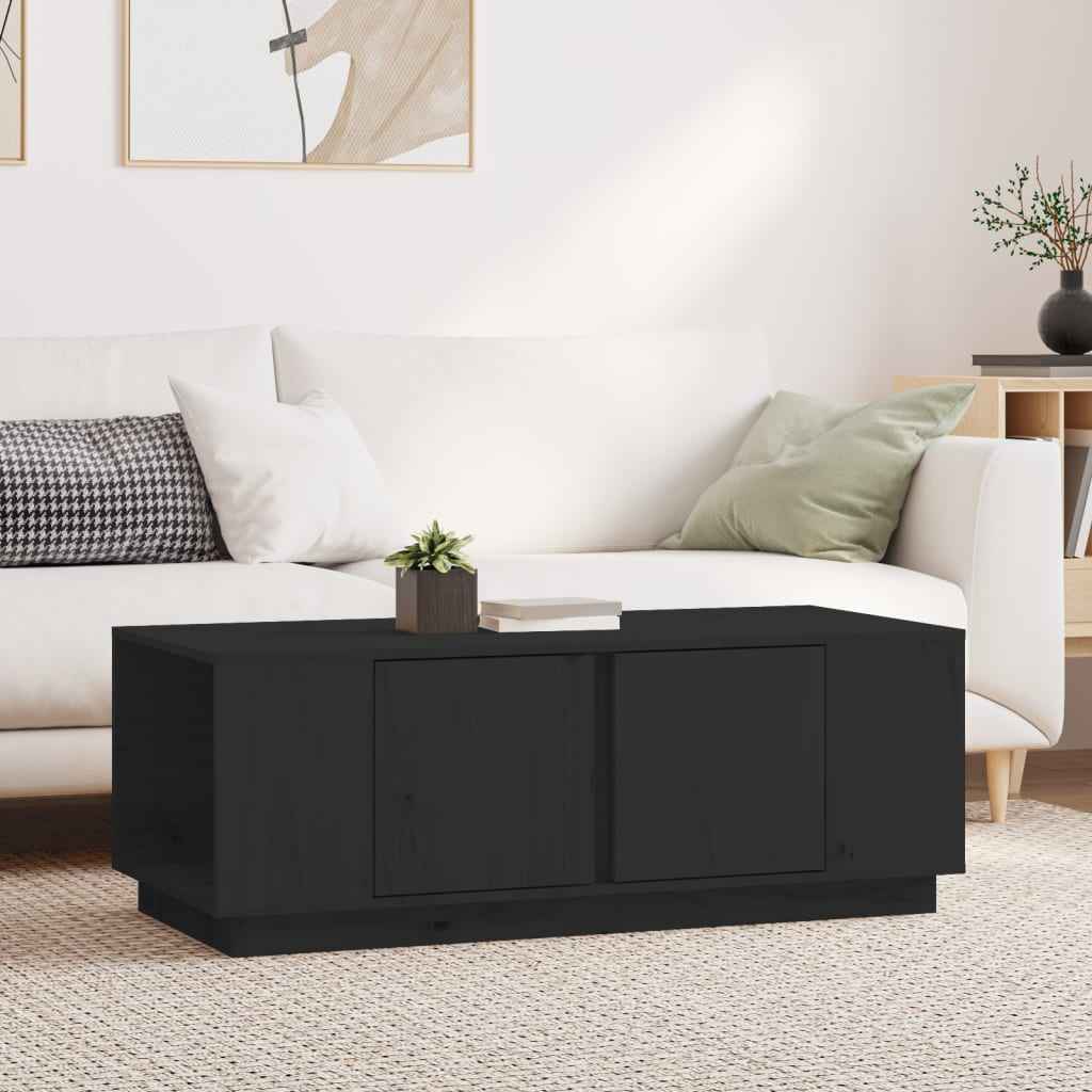 Table Basse 110X50X40 Cm Bois Massif De Pin