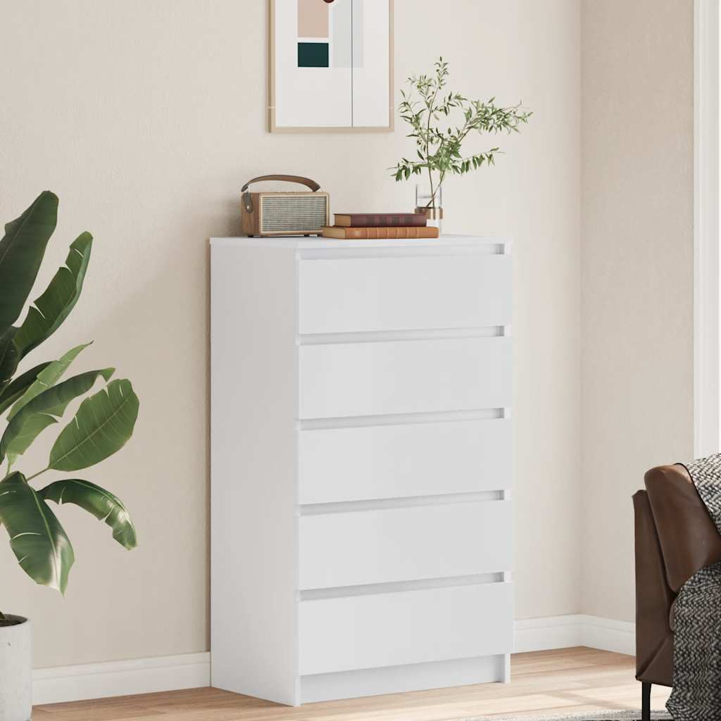 Commode 60X36X103 Cm Bois D'ingénierie