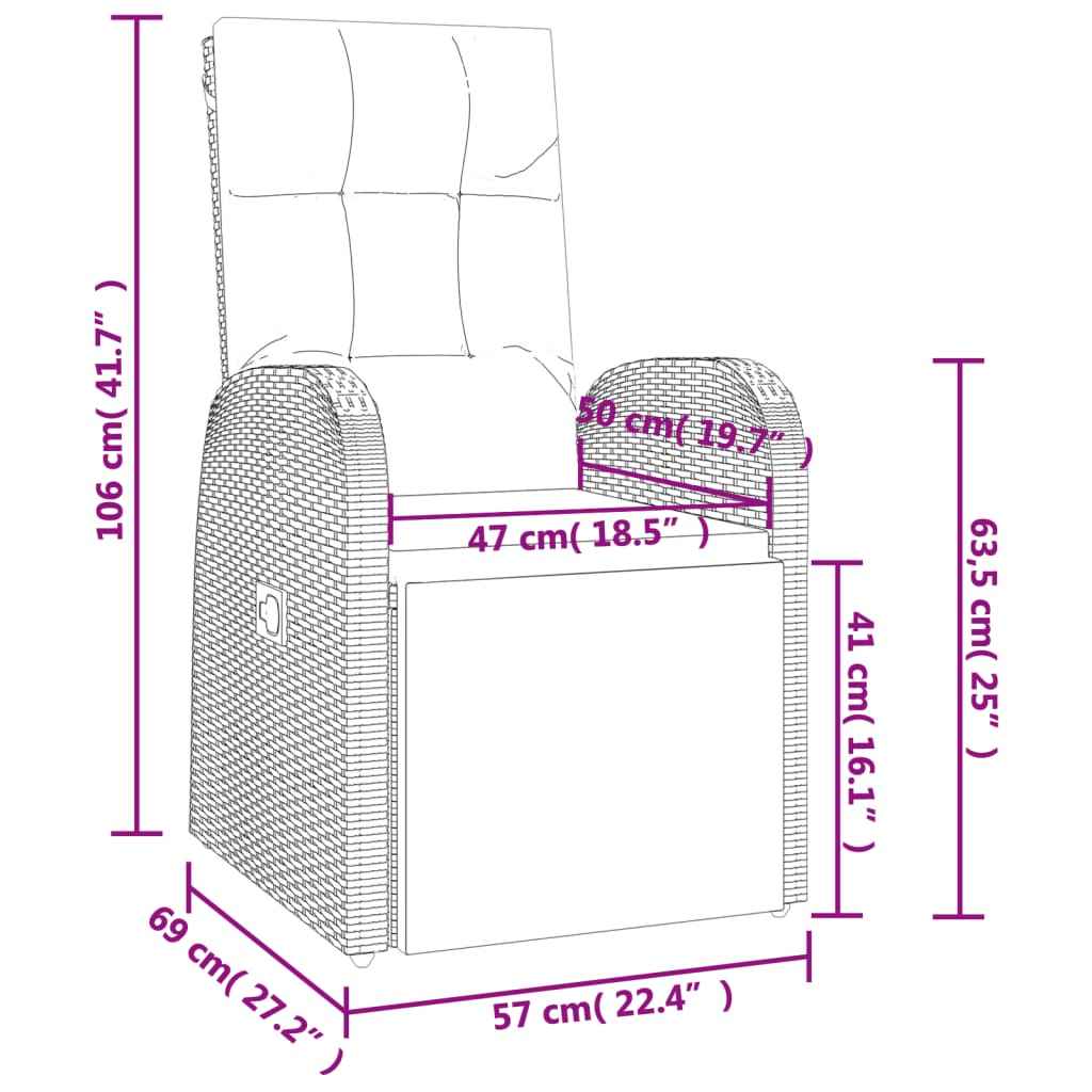 Ensemble À Manger De Jardin 9Pcs Coussins Noir Résine Tressée 6X Chaise + 2X Fauteuil + Table