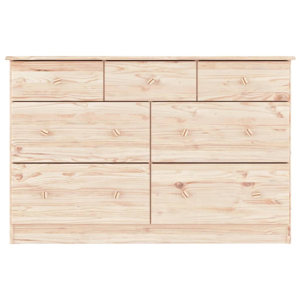 Commode Alta 112X35X73 Cm Bois Massif De Pin