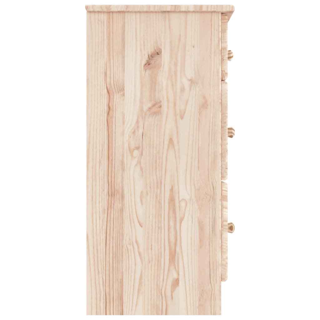 Commode Alta 112X35X73 Cm Bois Massif De Pin