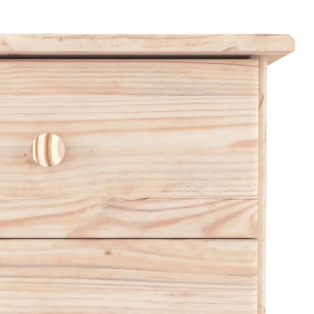 Commode Alta 112X35X73 Cm Bois Massif De Pin