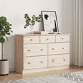 Commode Alta 112X35X73 Cm Bois Massif De Pin