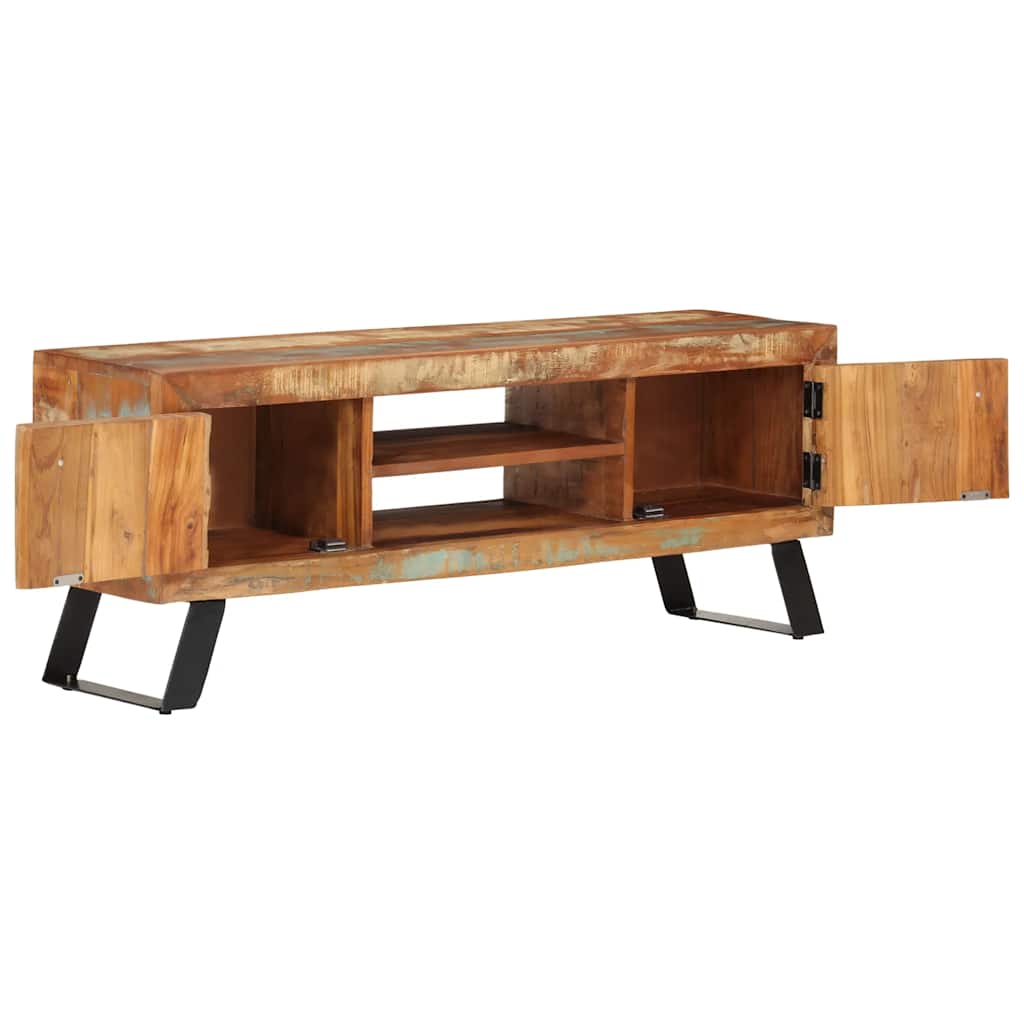TV cabinet 112x30x45 cm reclaimed solid wood