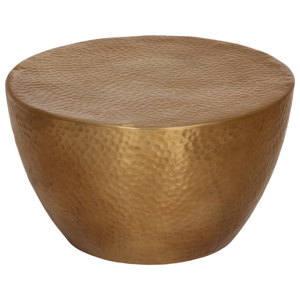 Table Basse Martelée En Aluminium Ø