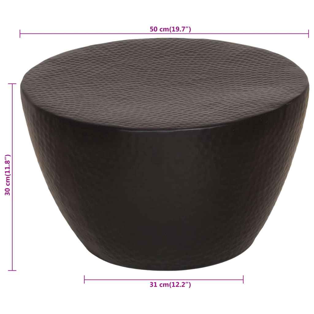 Table Basse Martelée En Aluminium Ø