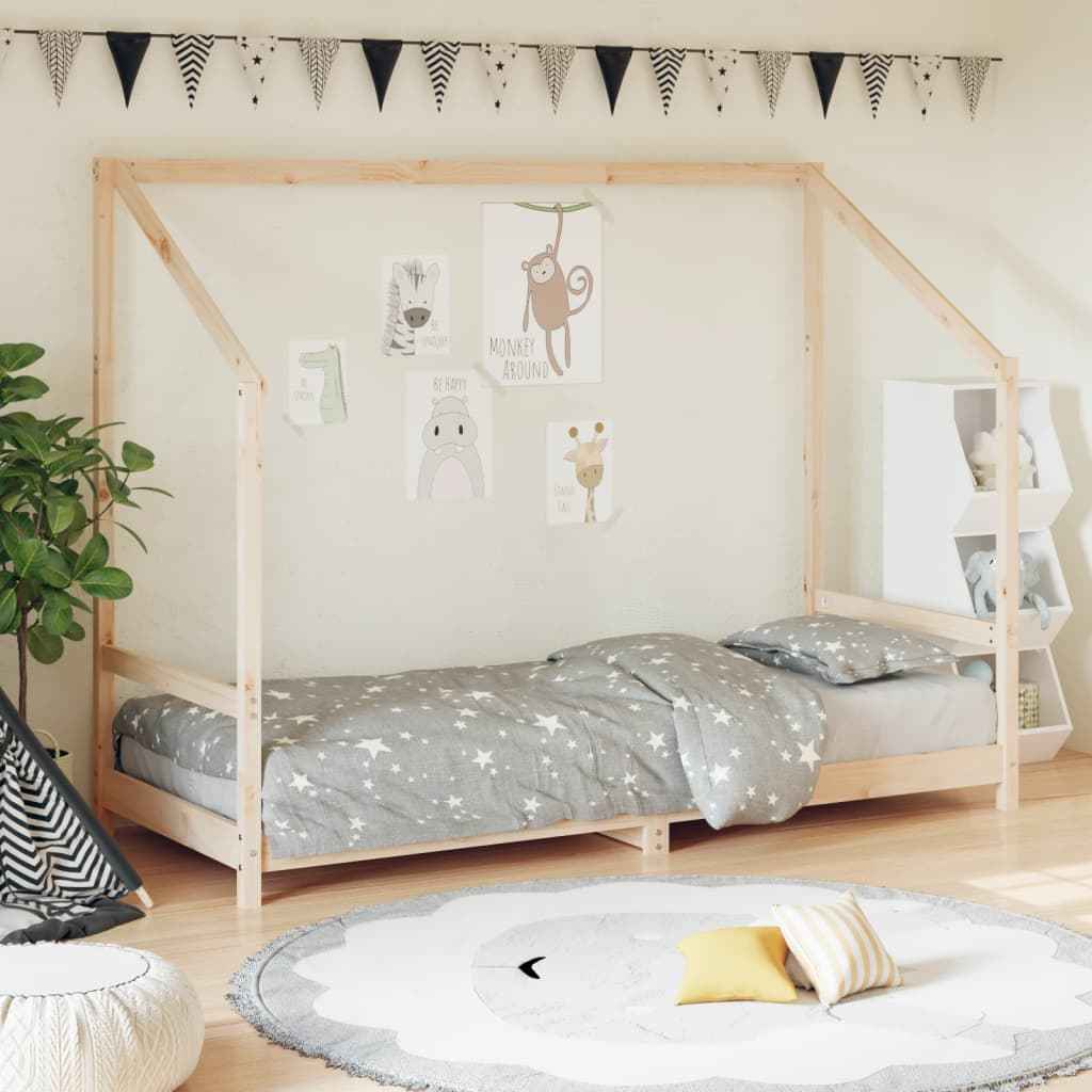 Cadre De Lit Pour Enfant Bois De Pin Massif