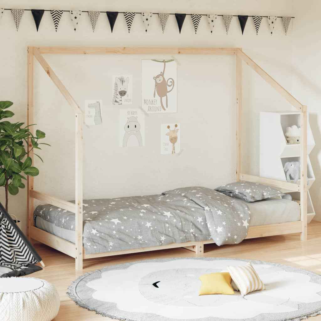 Cadre De Lit Pour Enfant Bois De Pin Massif