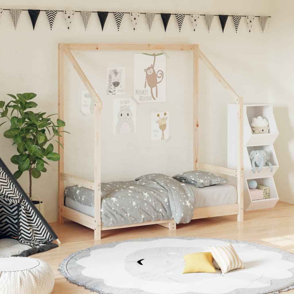 Cadre De Lit Pour Enfant Bois De Pin Massif