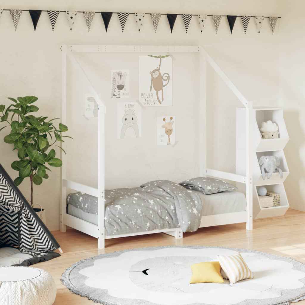 Cadre De Lit Pour Enfant Bois De Pin Massif