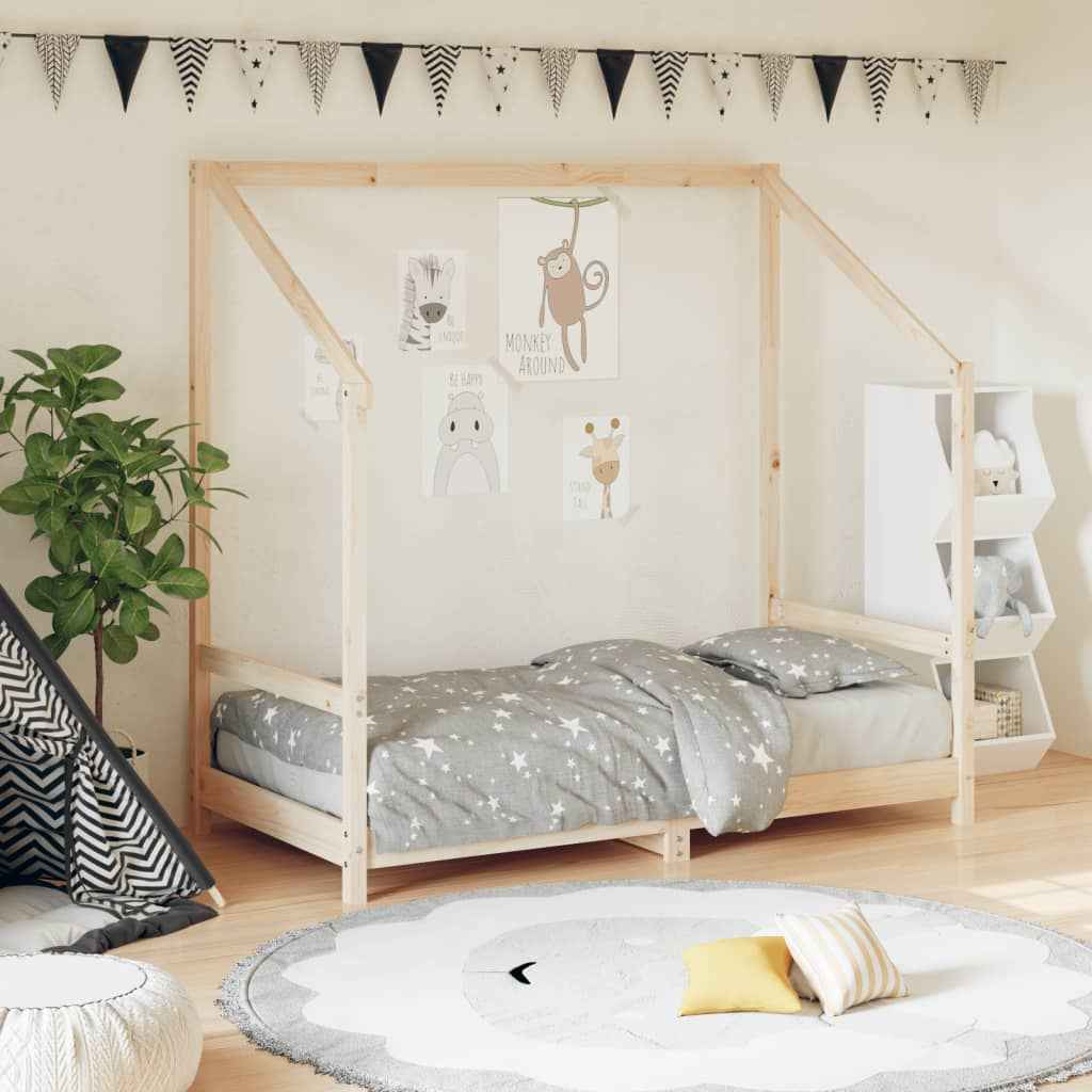 Cadre De Lit Pour Enfant Bois De Pin Massif