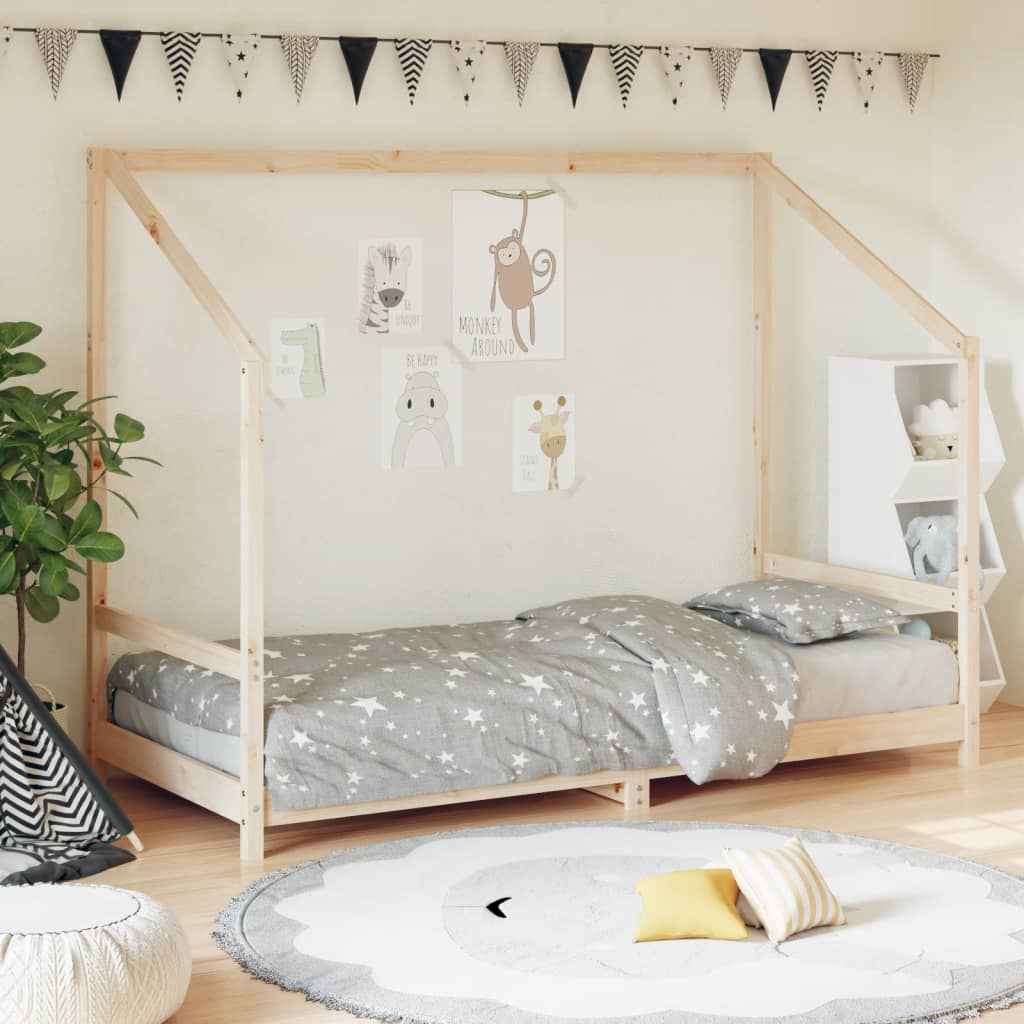 Cadre De Lit Pour Enfant Bois De Pin Massif