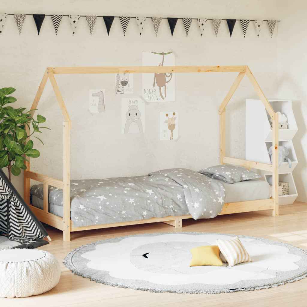 Cadre De Lit Pour Enfant Bois De Pin Massif