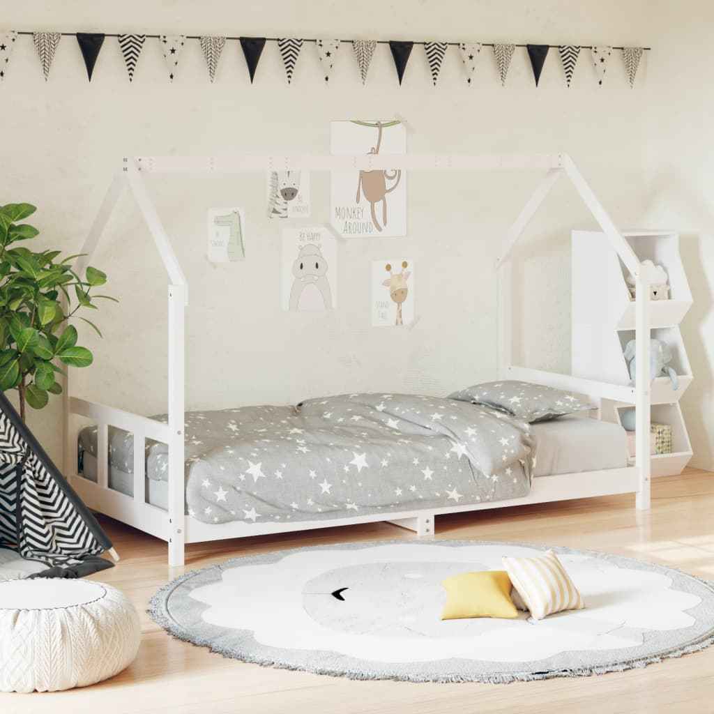 Cadre De Lit Pour Enfant Bois De Pin Massif
