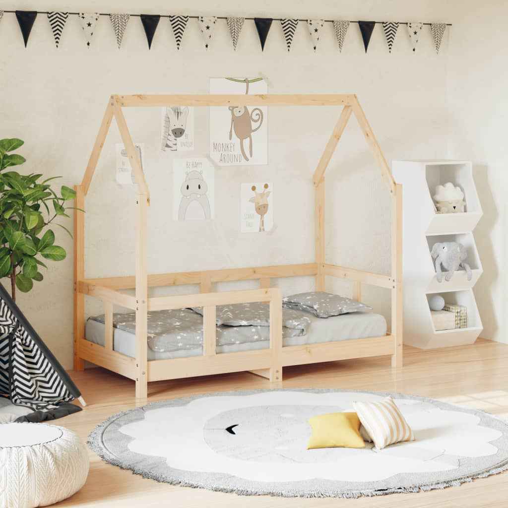 Cadre De Lit Pour Enfant Bois De Pin Massif