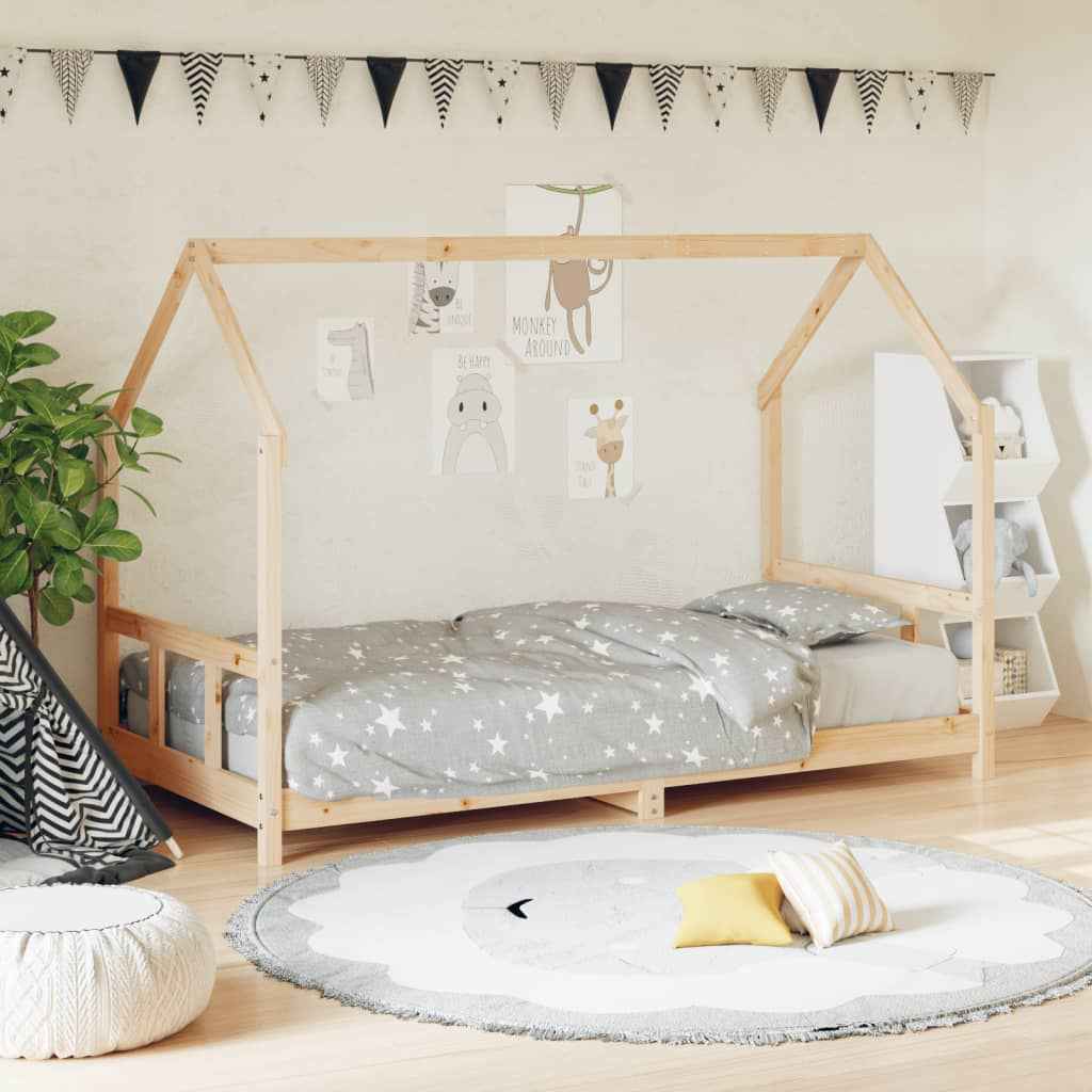 Cadre De Lit Pour Enfant Bois De Pin Massif