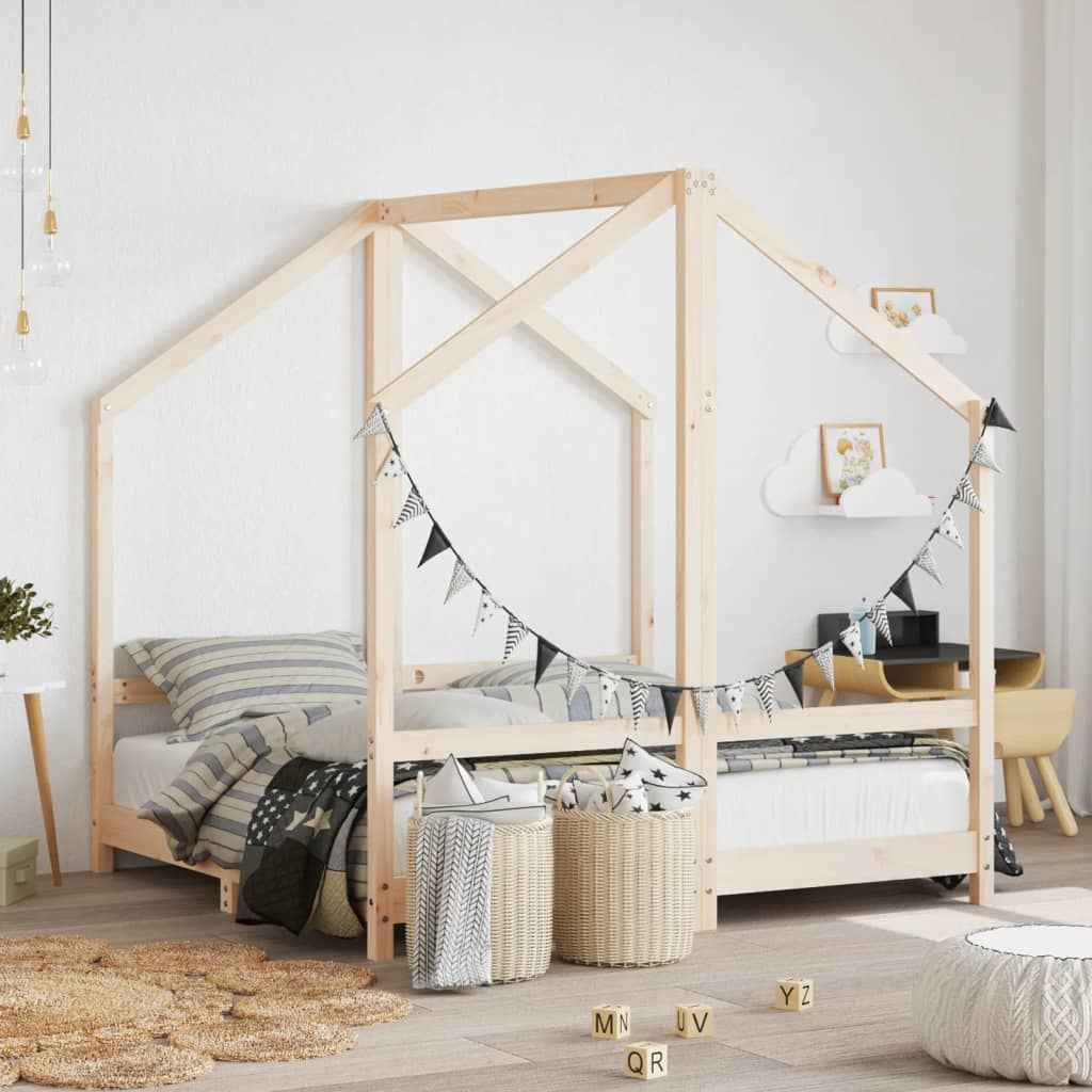 Cadre De Lit Pour Enfant Bois De Pin Massif
