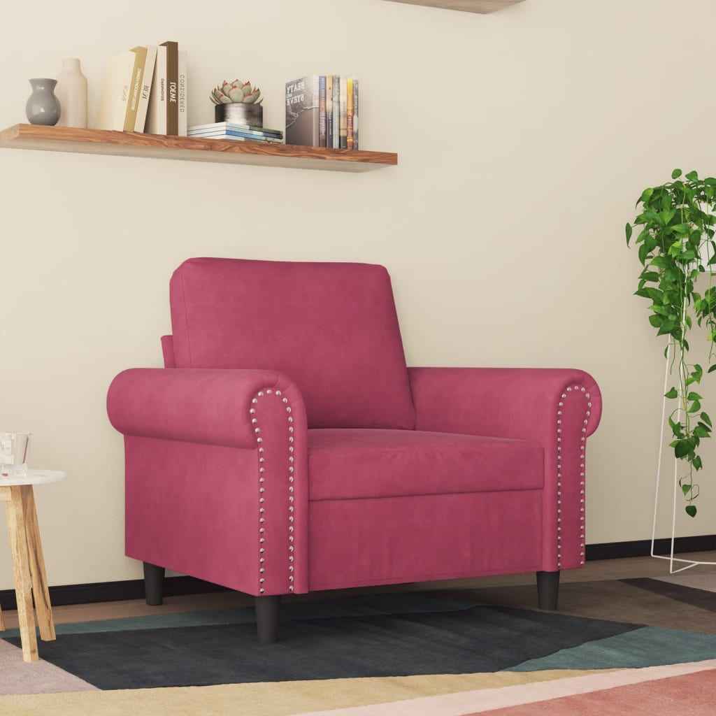 Fauteuil Velours