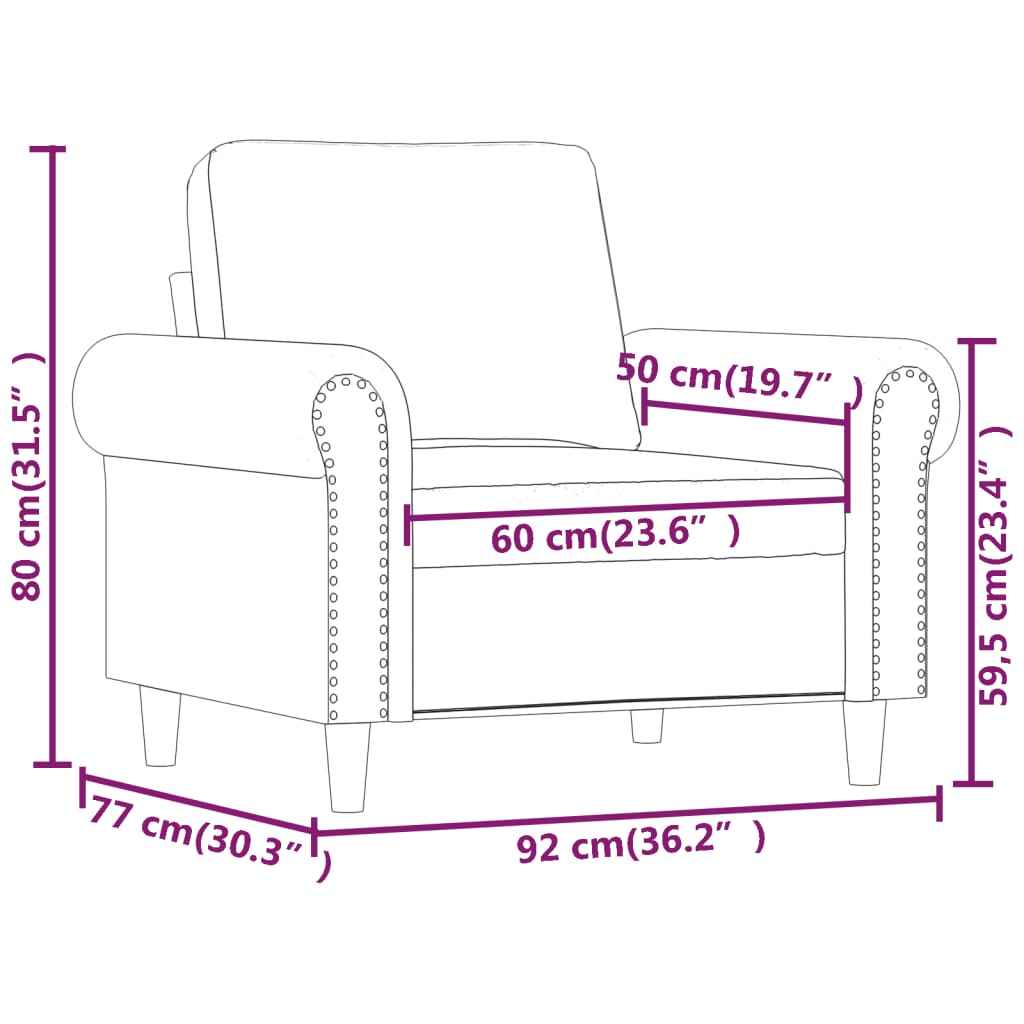 Fauteuil Velours