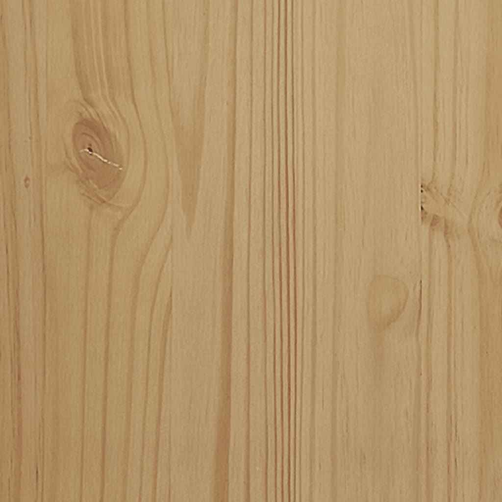 Commode Floro Cire Marron Bois De Pin Massif