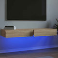 Meuble Tv Avec Éclairages Led 60X35X15,5 Cm