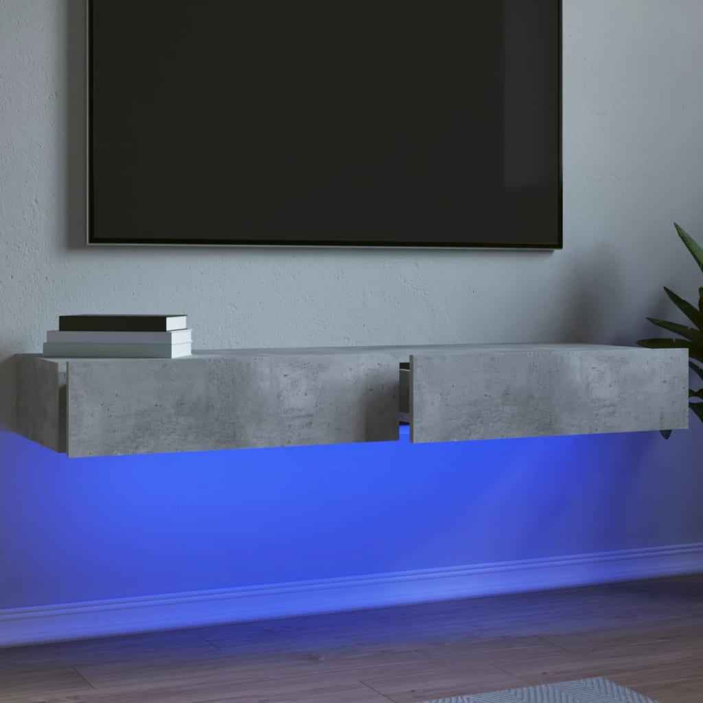 Meuble Tv Avec Éclairages Led 60X35X15,5 Cm