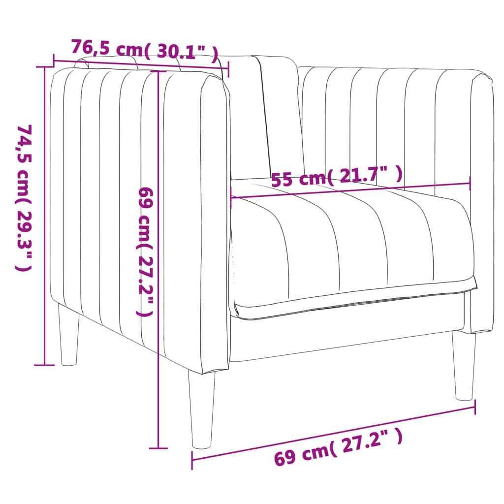 Fauteuil Tissu