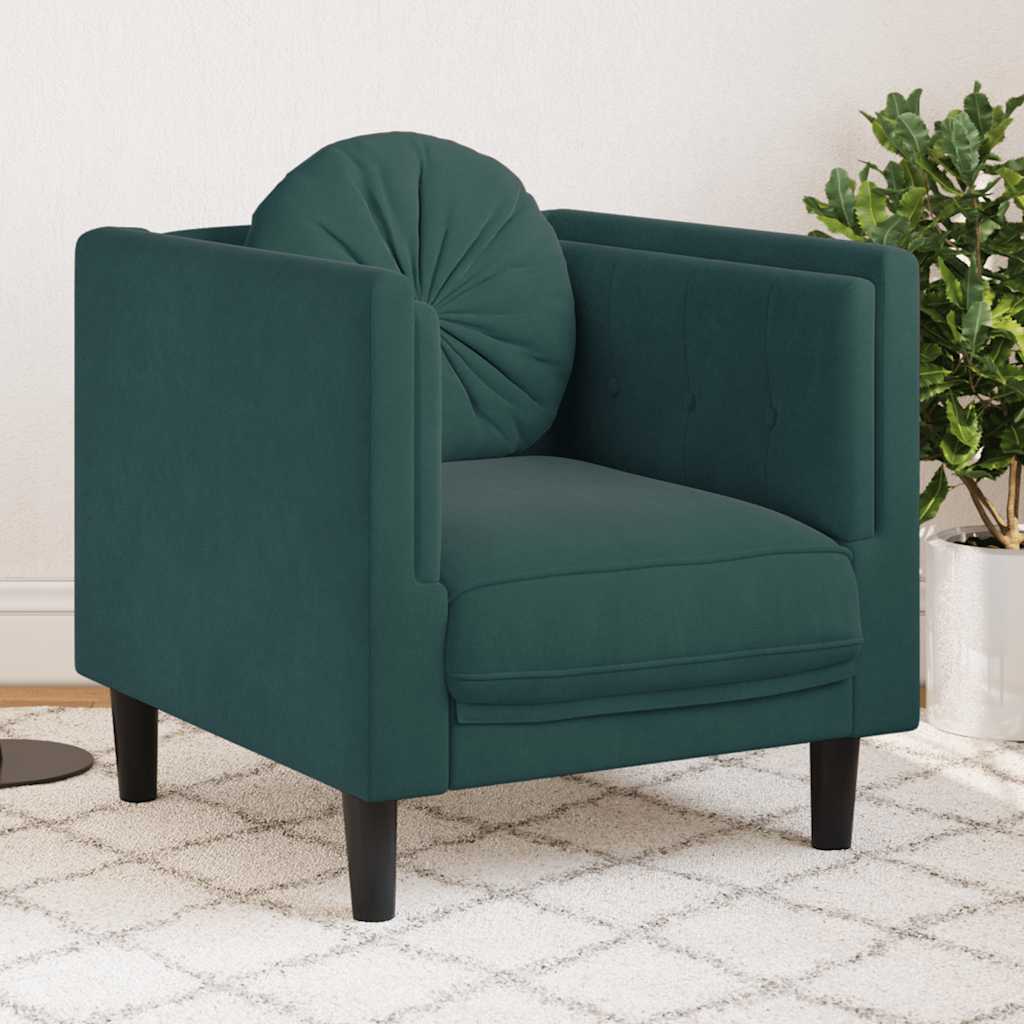 Fauteuil Avec Coussin Velours