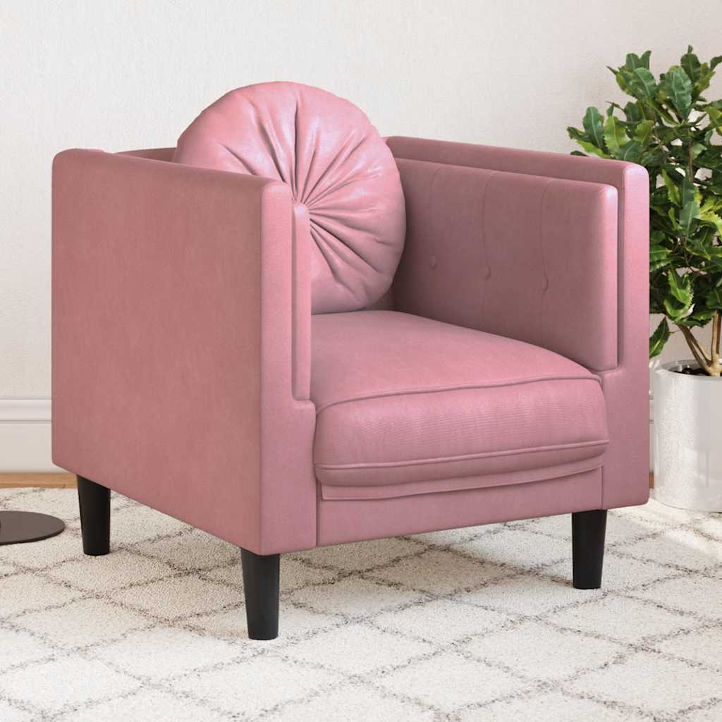 Fauteuil Avec Coussin Velours