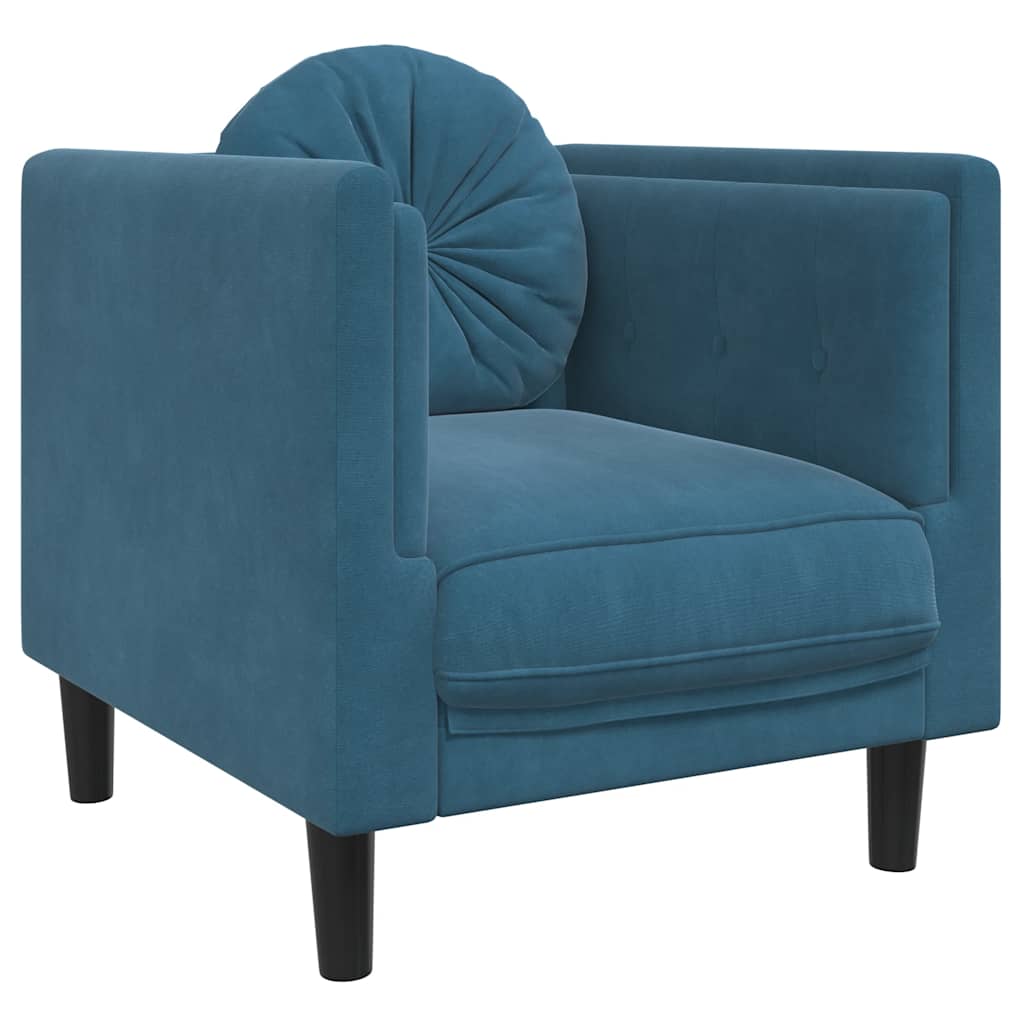 Fauteuil Avec Coussin Velours