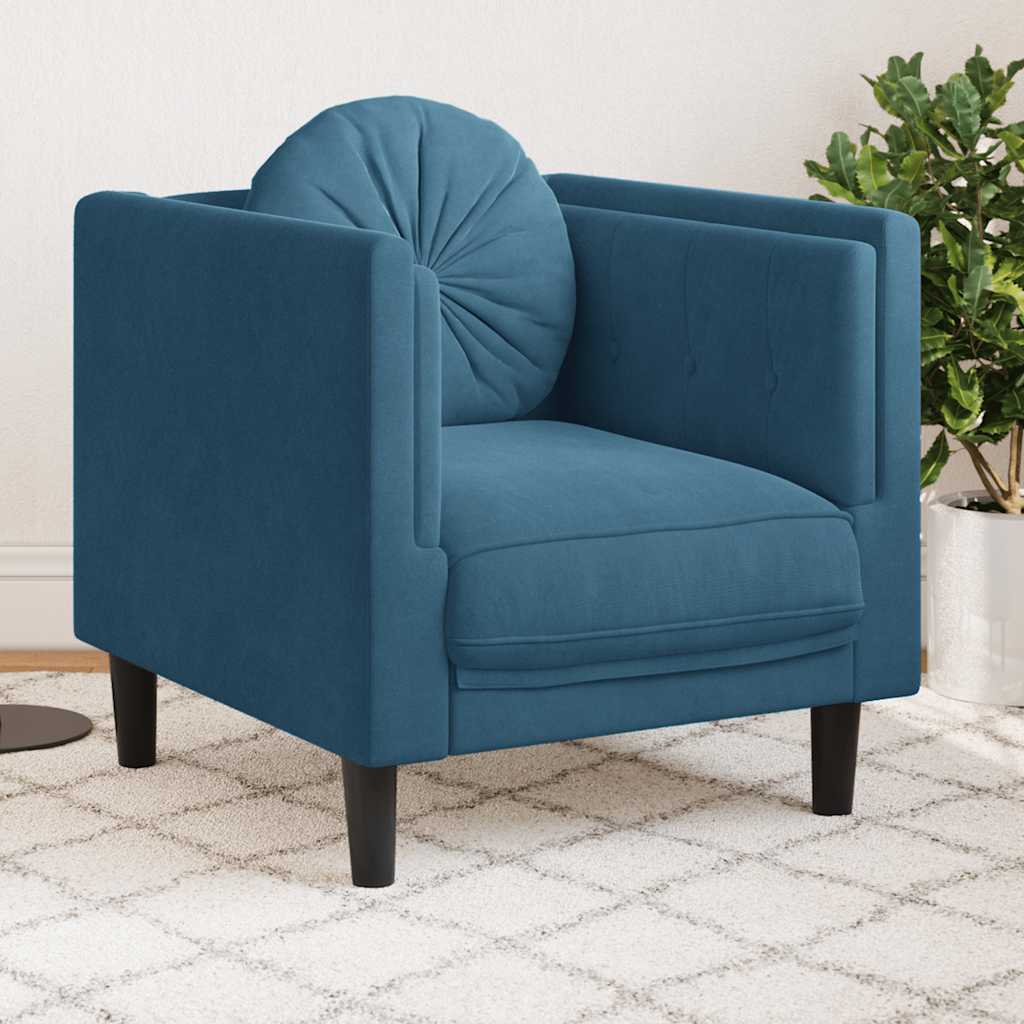 Fauteuil Avec Coussin Velours
