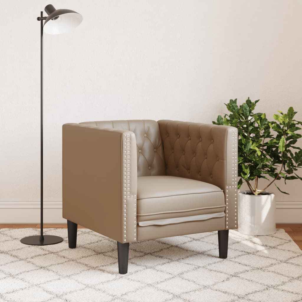 Fauteuil Chesterfield Similicuir