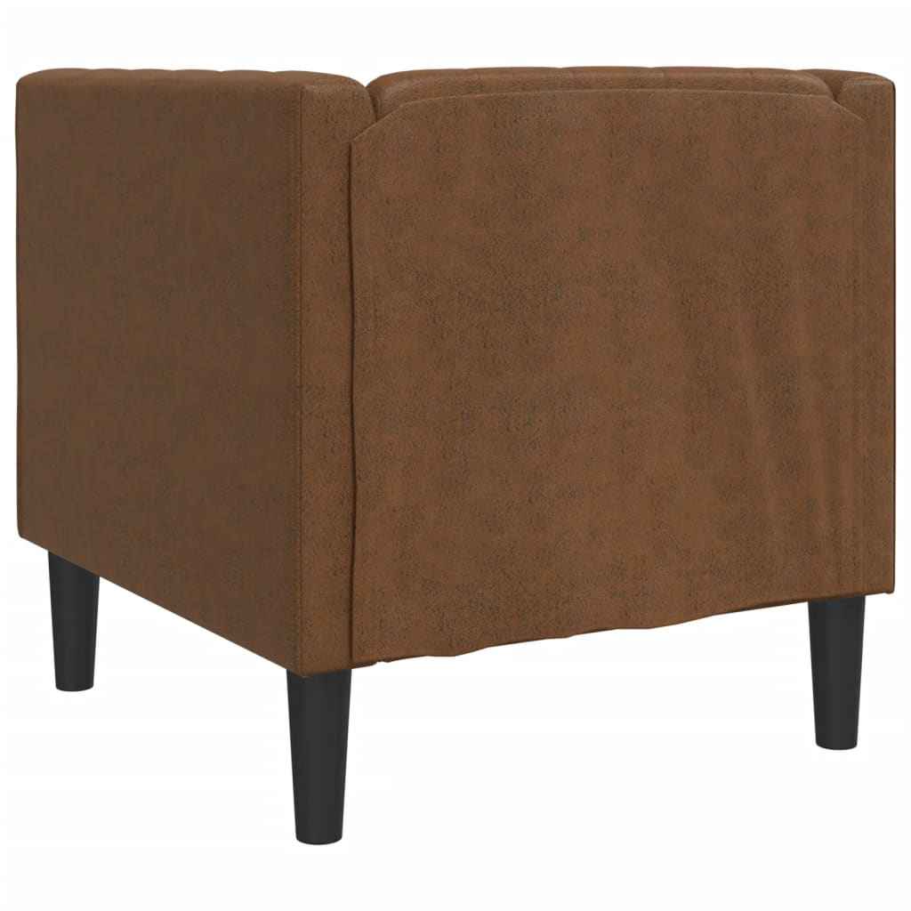 Fauteuil Chesterfield Similicuir Daim