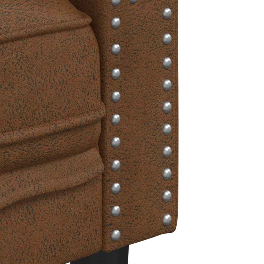 Fauteuil Chesterfield Similicuir Daim