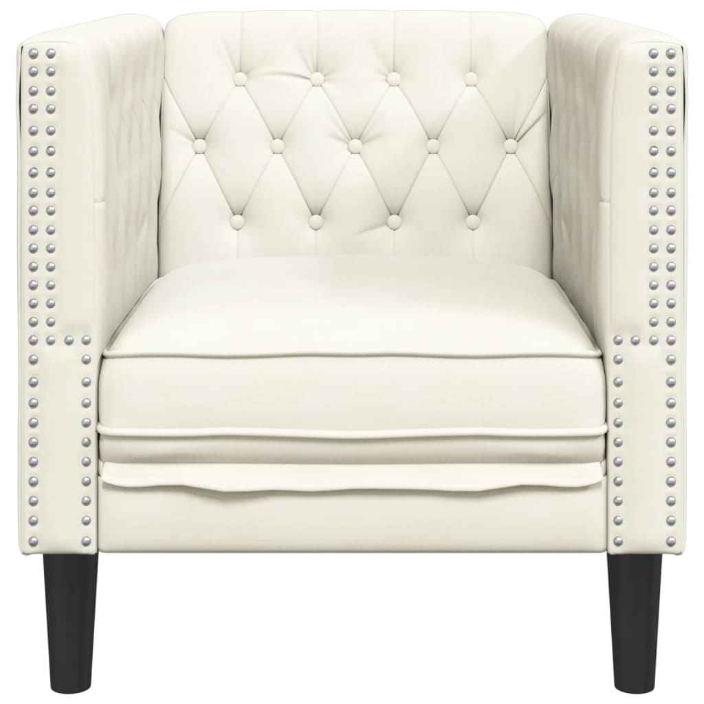Fauteuil Chesterfield Velours