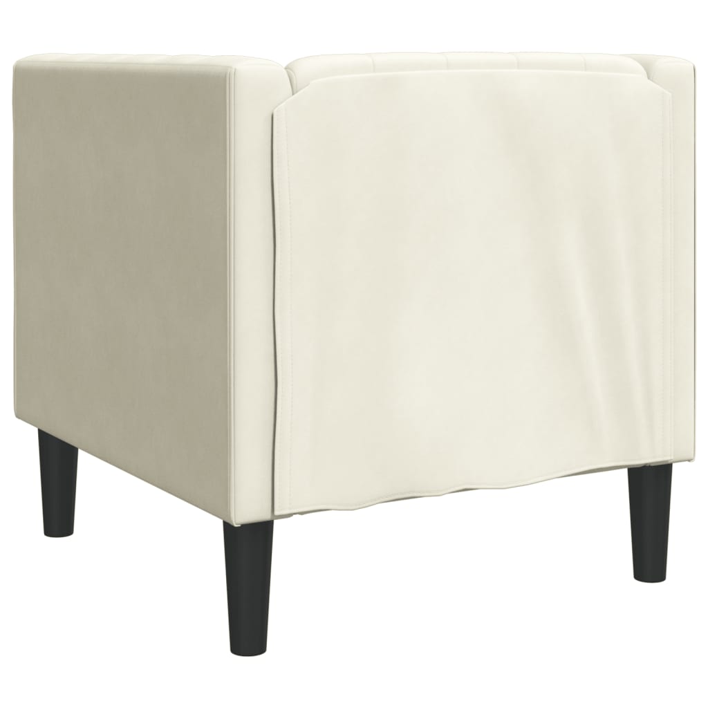Fauteuil Chesterfield Velours