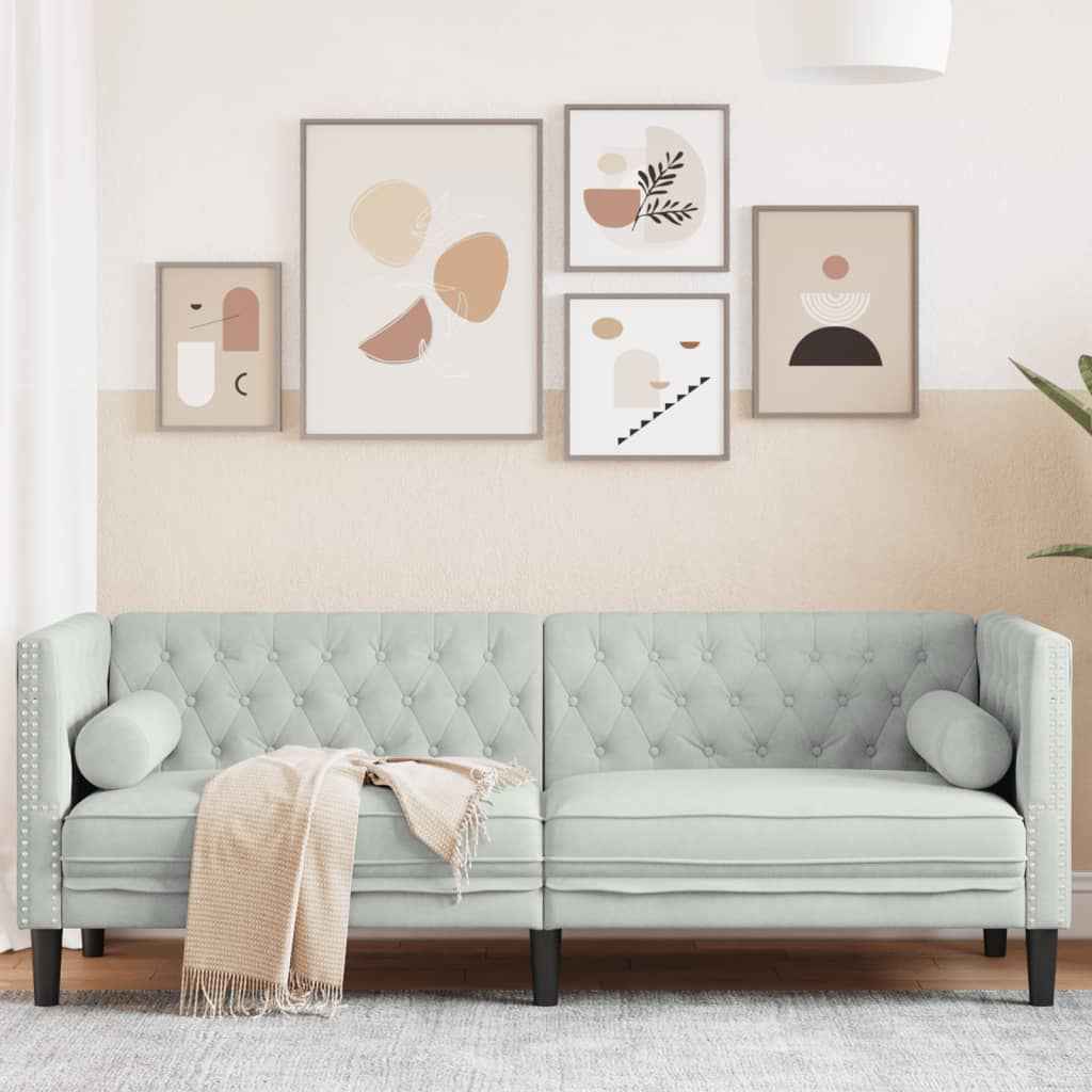 Fauteuil Chesterfield Velours