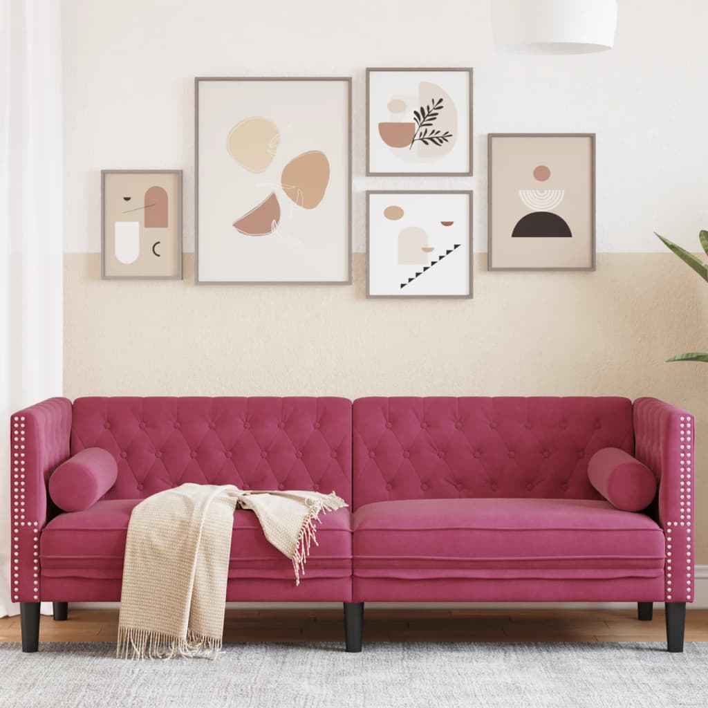Fauteuil Chesterfield Velours