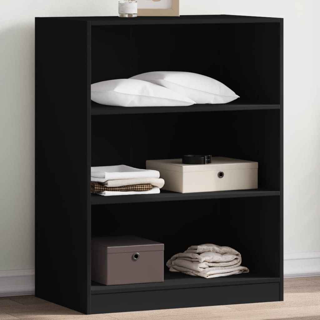 Garde-Robe Bois D'ingénierie Noir