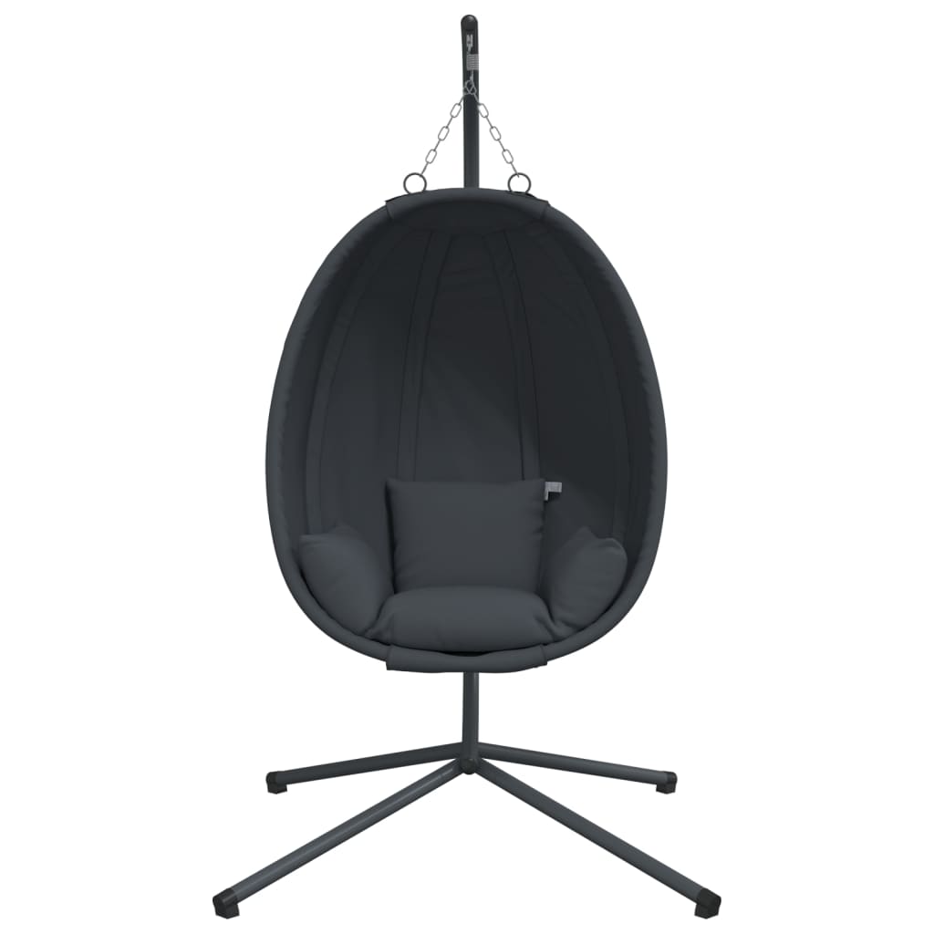 Fauteuil Suspendu Avec Support En Tissu Et Acier