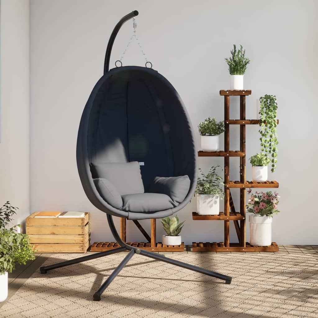 Fauteuil Suspendu Avec Support En Tissu Et Acier