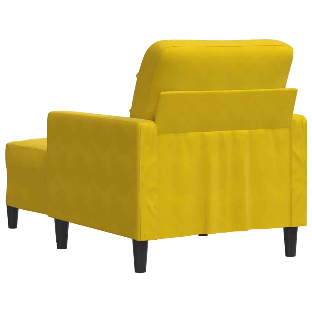 Fauteuil Avec Repose-Pied 60 Cm Velours