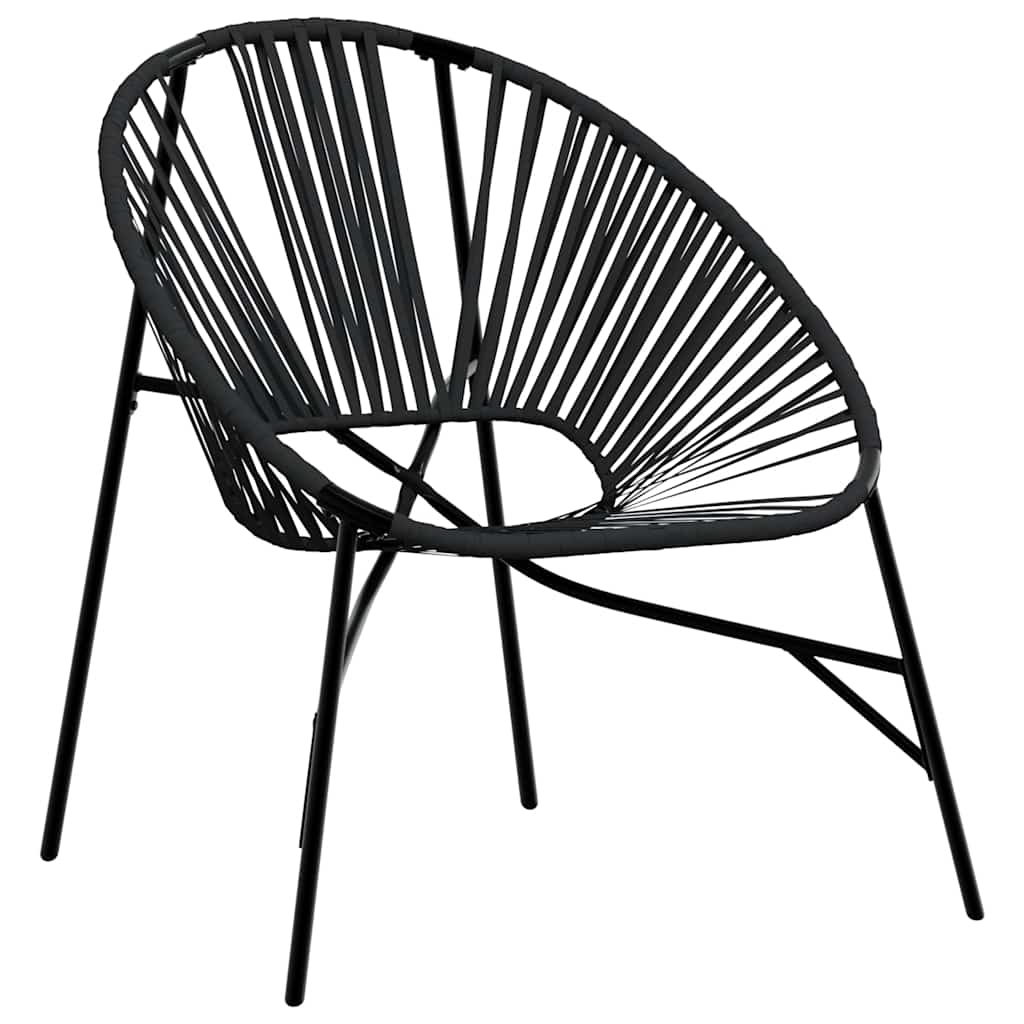 Lot De 3 Chaise De Jardin Résine Tressée